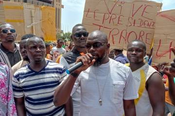 Changement à la tête du MPSR au Burkina : Des Ouagalais manifestent contre la venue de la délégation de la CEDEAO
