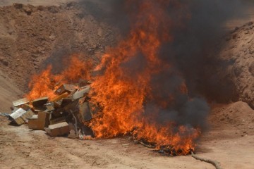 Agadez : 14 milliards de FCFA de drogues partent en fumée dans une incinération spectaculaire