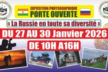 Niamey : l’ONG EMMNR lance l’exposition photographique “La Russie en toute sa diversité” de Roman Rozanov, du 27 au 30 janvier