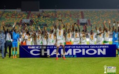 Sports-Football : accueil triomphal à Niamey pour le Mena Cadet, vainqueur du trophée UFOA-B de la CAF