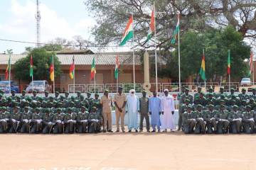 EFOFAN : cérémonie de triomphe de 115 élèves officiers de la 17e promotion « DJIBO BAKARY »