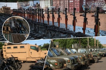 Évènements de Niamey : la télévision nationale expose l’arsenal « saisi » auprès des mutins