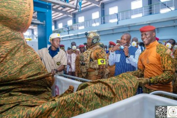 Burkina : le Président Traoré inaugure un complexe industriel textile militaire de 17 milliards FCFA mobilisés « sans crédit »