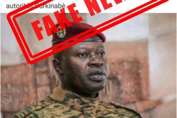  Burkina : victime d’une fake news sur l’ancien président Damiba, la RTB remet les choses au clair