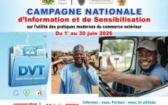Commerce extérieur : c’est parti pour la campagne nationale de vulgarisation du Dossier Virtuel de Transactions (DVT)