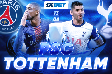 Paris Saint-Germain – Tottenham : faites vos pronostics pour la Supercoupe sur 1xBet !